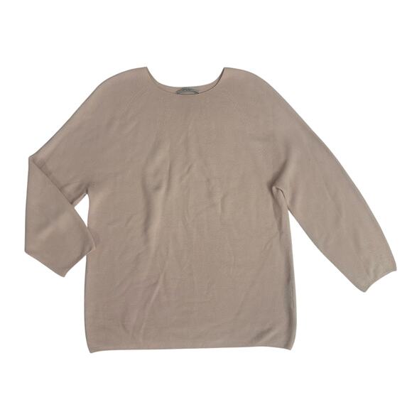 MM. LAFLEUR size Small Sweater Pink Oversize Cotton Blend Long Sleeve Pullover - Picture 1 of 4